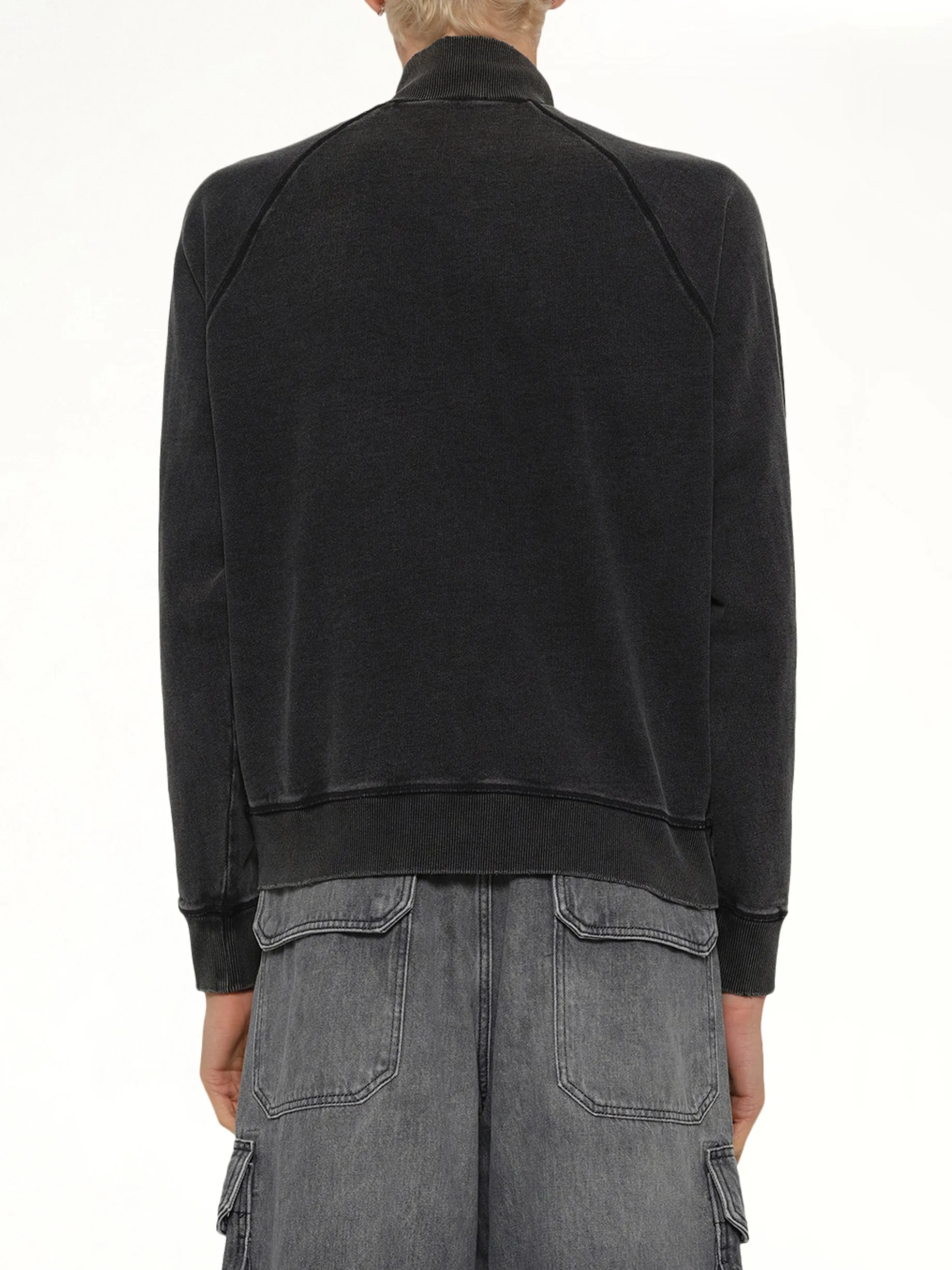 S-WAFY-ZIP-RAG Jacket in Black sold by MARAIS product image thumbnail 5