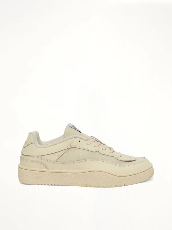 S-OVAL Skate Low Sneaker in White sold by MARAIS