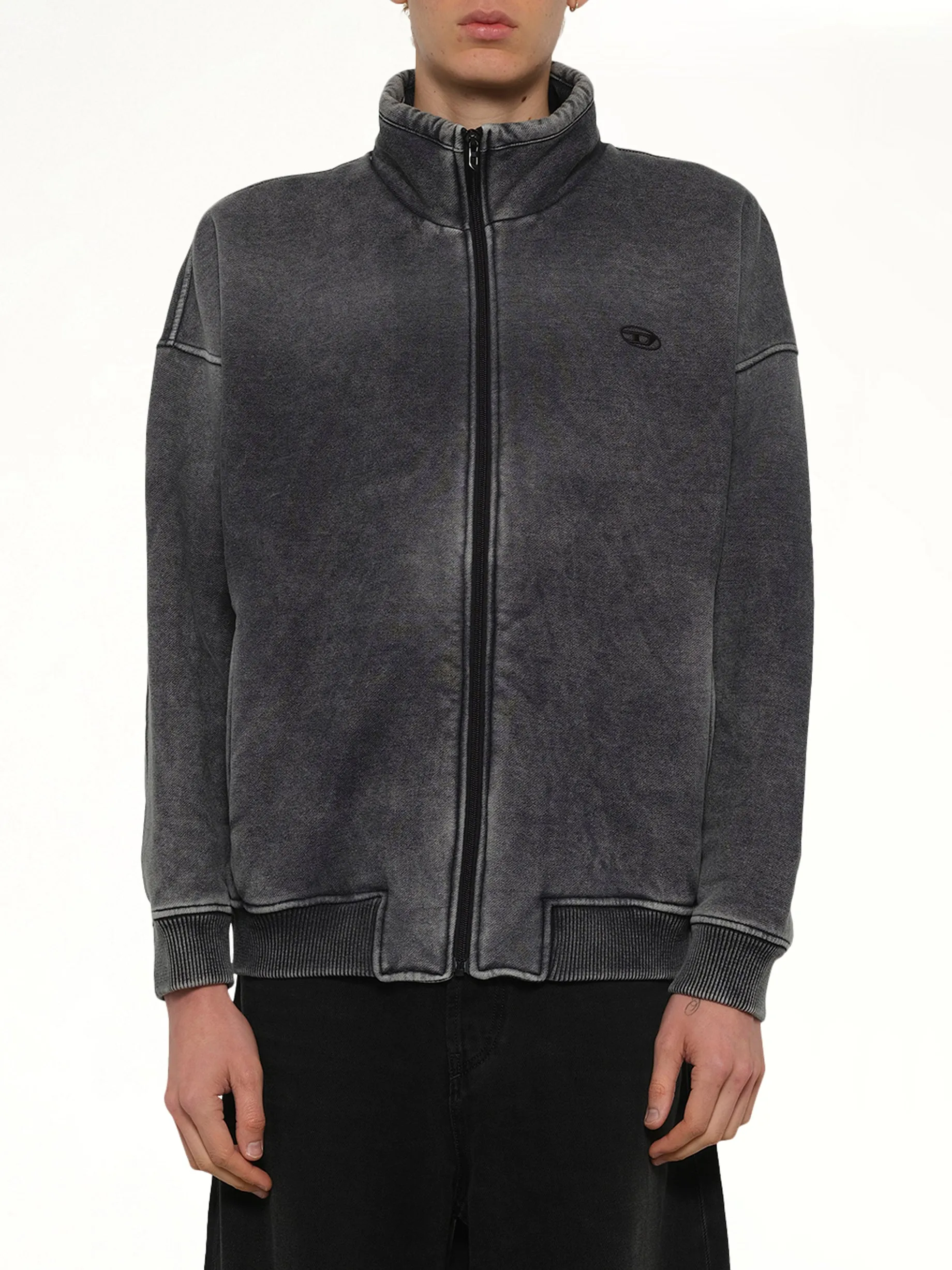 S-BATEL-V1 Zip Jacket in Grey sold by MARAIS