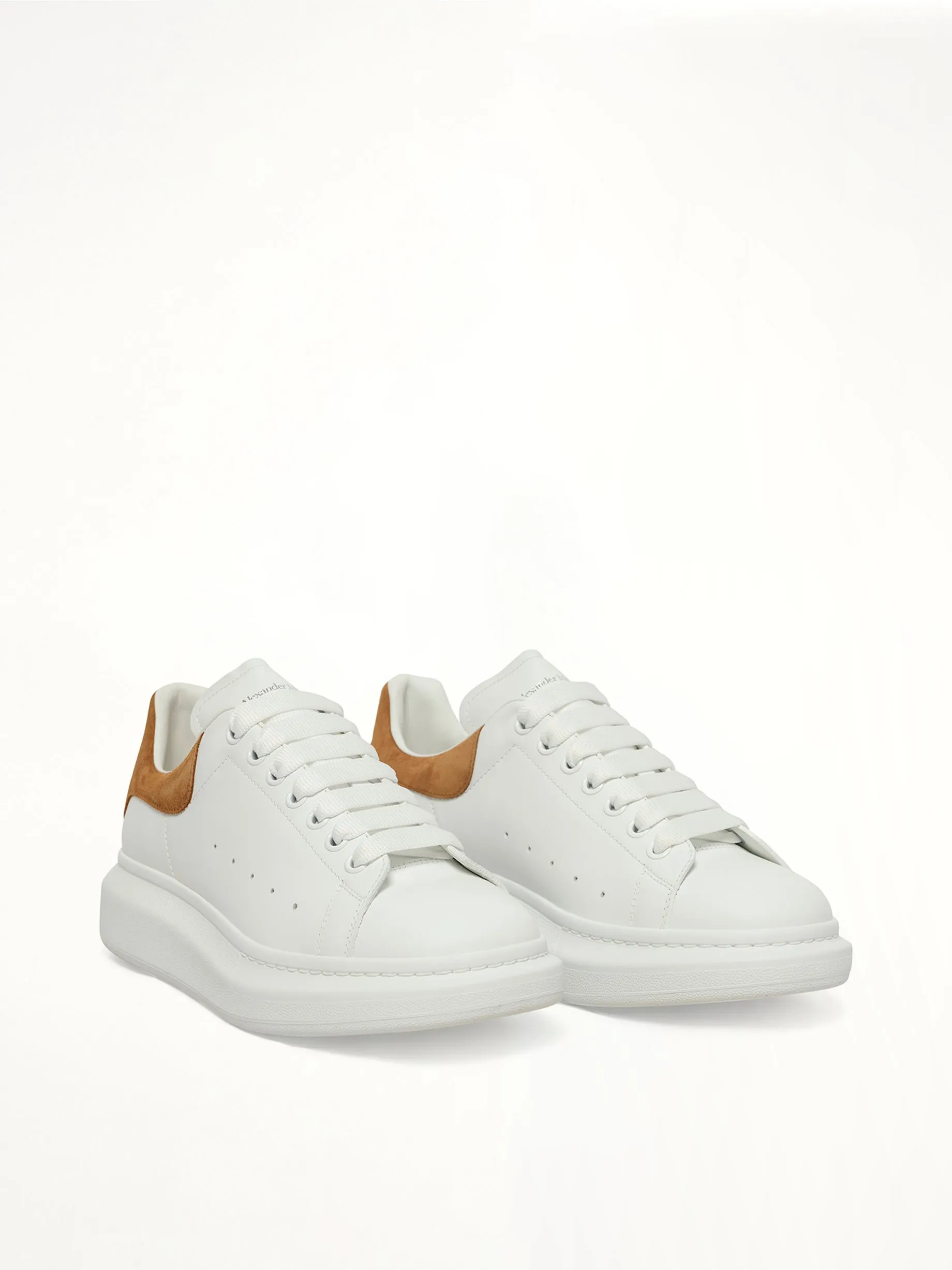 Larry Oversized Sneaker in White/Tan sold by MARAIS product image thumbnail 2