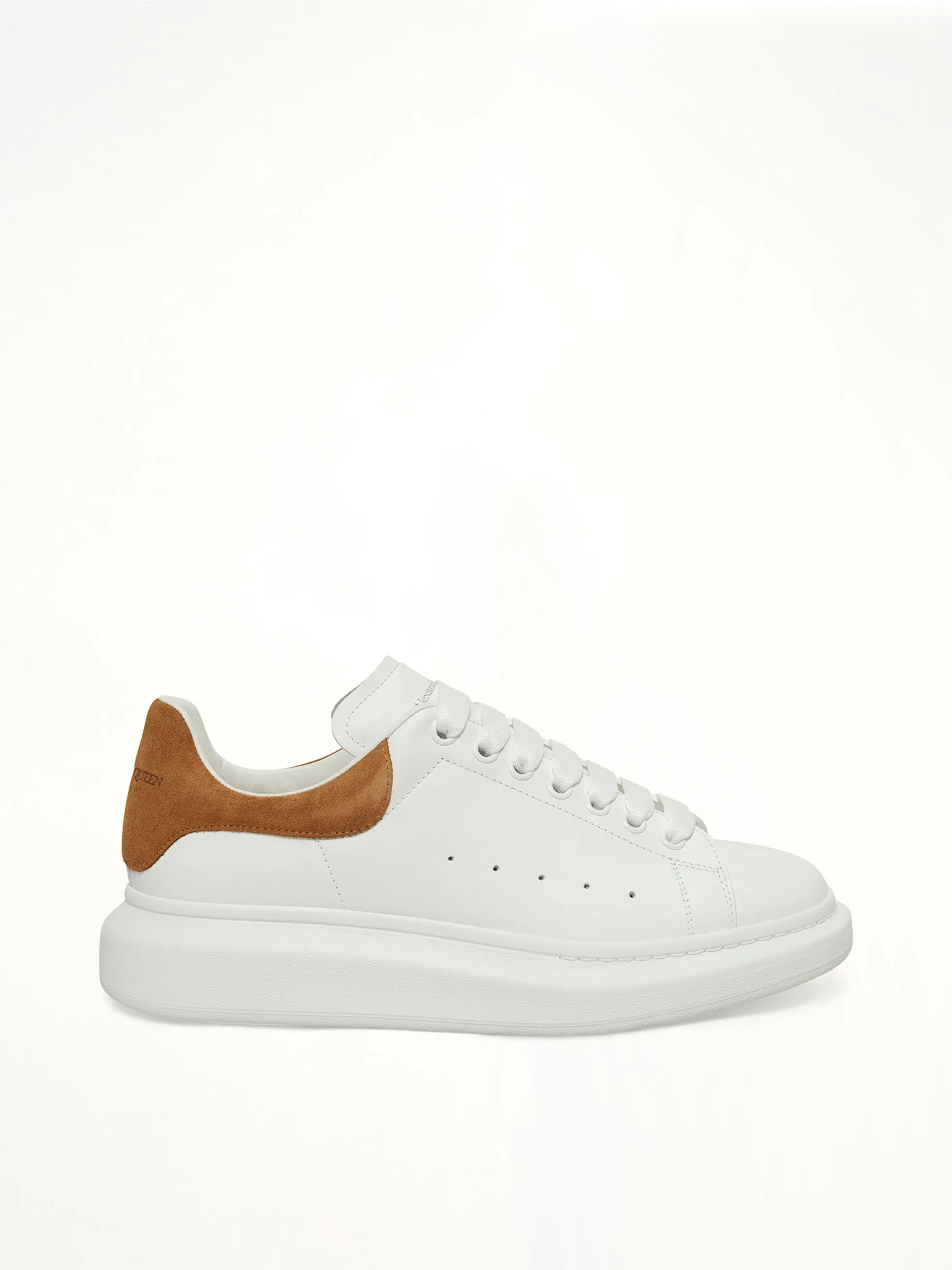 Larry Oversized Sneaker in White/Tan sold by MARAIS