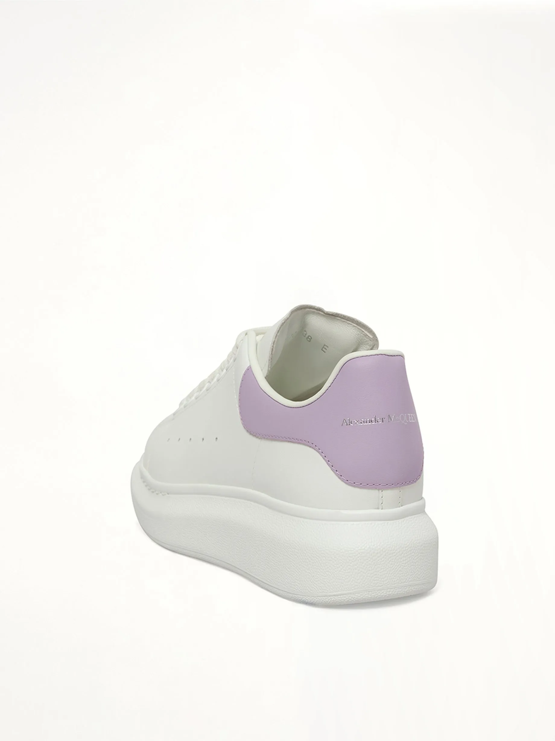 Larry Oversized Sneaker in White/Lilac sold by MARAIS product image thumbnail 3