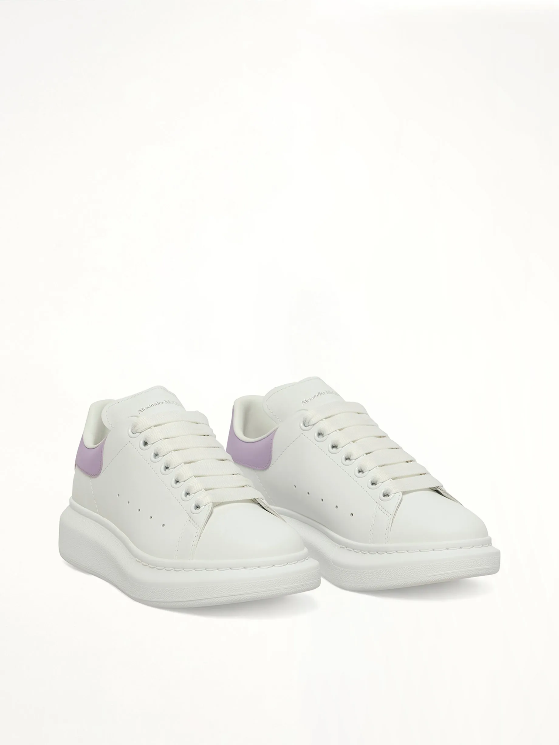 Larry Oversized Sneaker in White/Lilac sold by MARAIS product image thumbnail 2