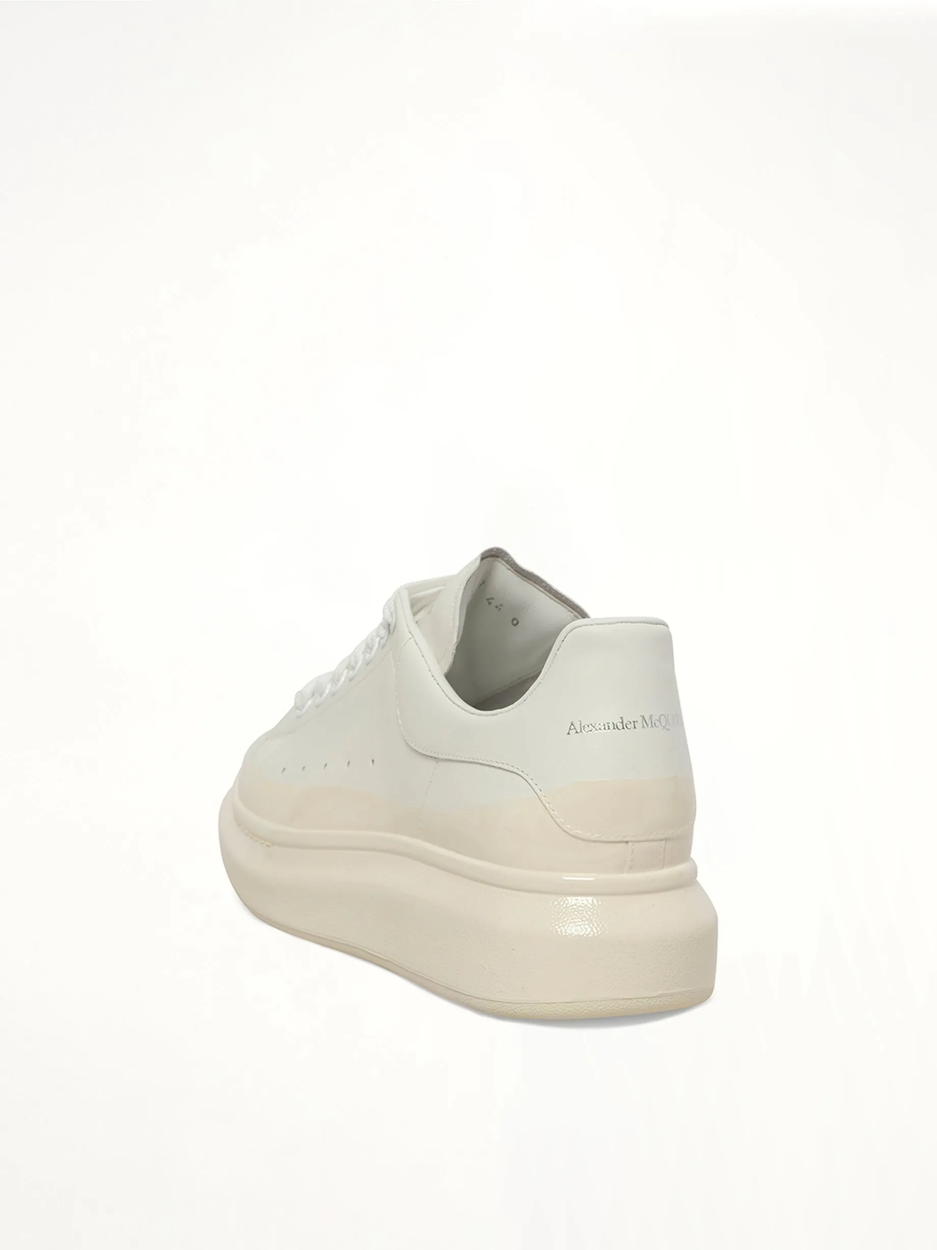 Larry Oversized Sneaker in White/Latte sold by MARAIS product image thumbnail 3
