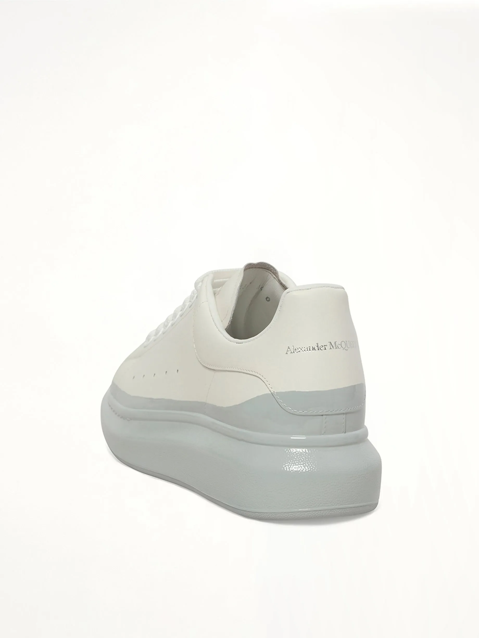 Larry Oversized Sneaker in White/Ice Blue sold by MARAIS product image thumbnail 3