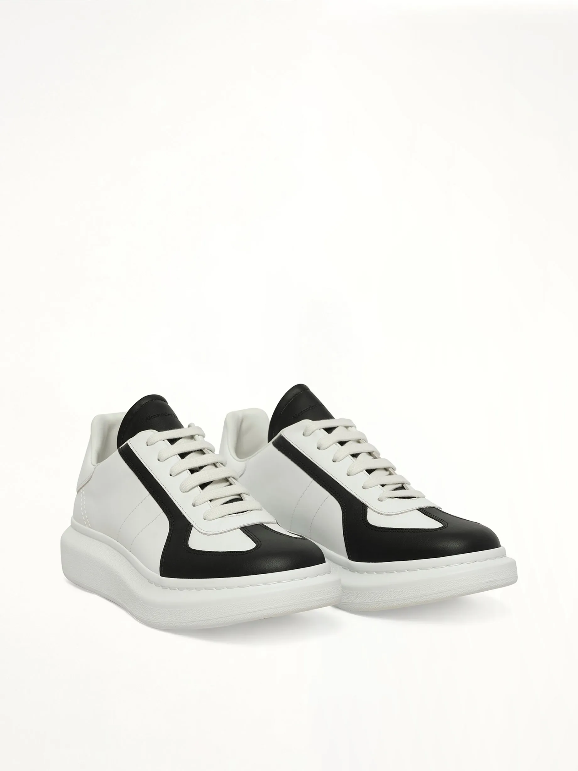 Larry Oversized Sneaker in White/Black/Latte sold by MARAIS product image thumbnail 2
