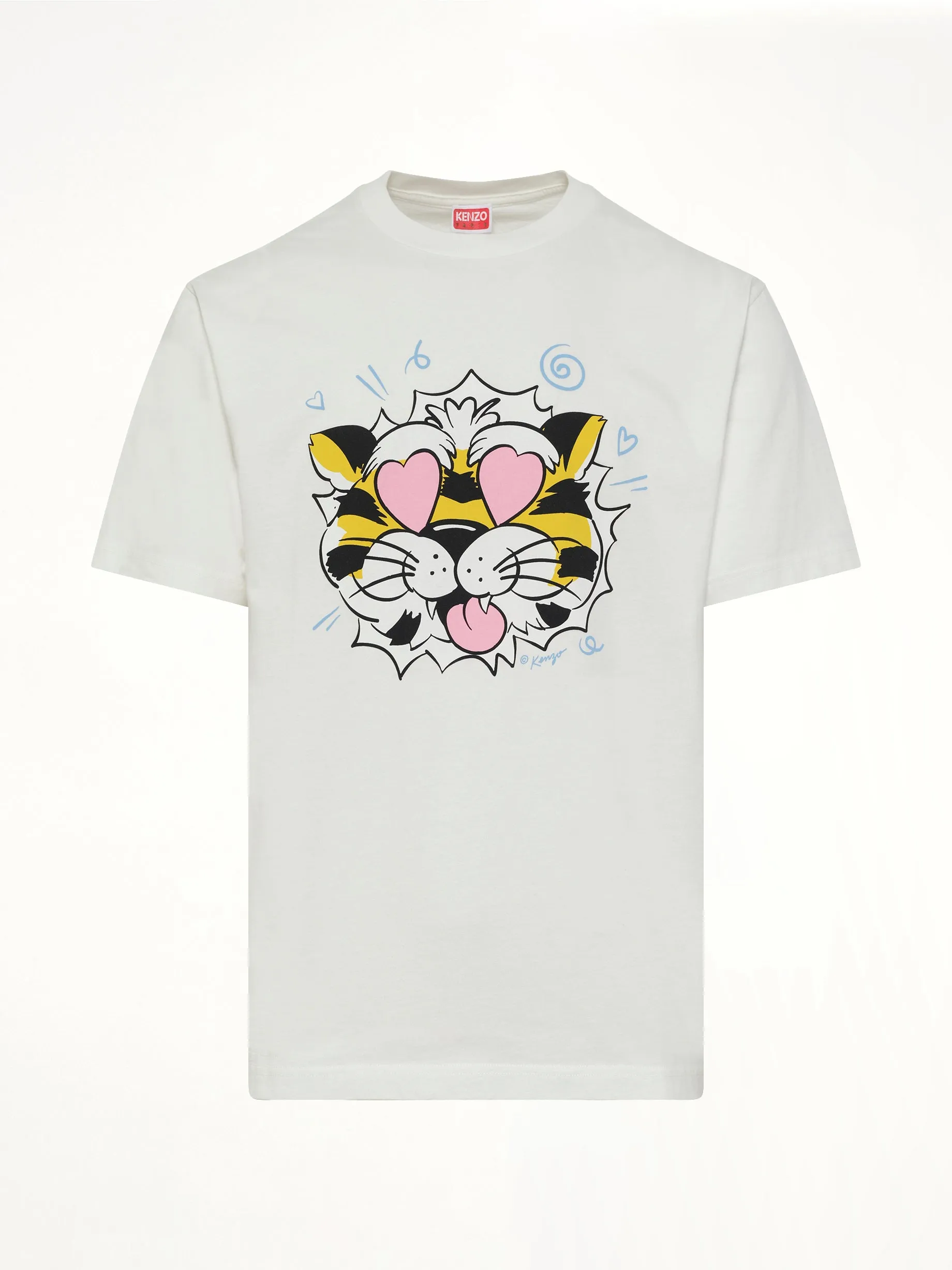 Kenzo Wild Tiger Oversize T-Shirt in Off White sold by MARAIS product image thumbnail 2