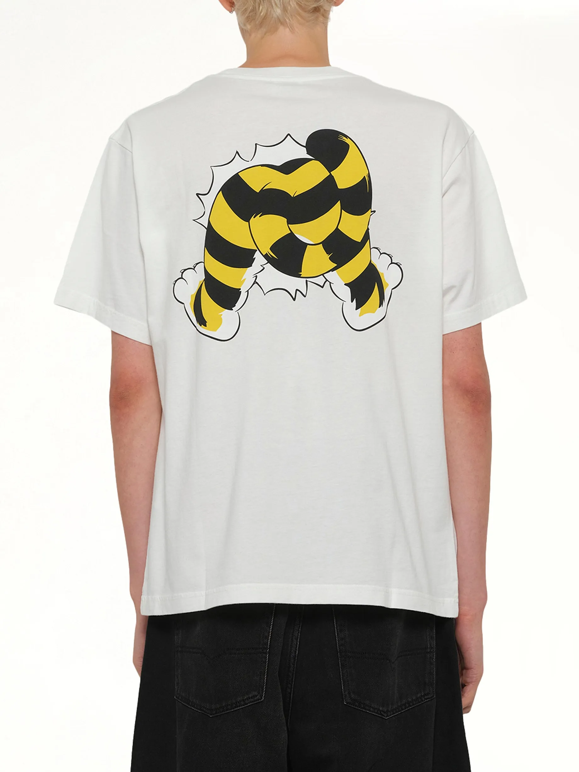 Kenzo Wild Tiger Oversize T-Shirt in Off White sold by MARAIS product image thumbnail 5