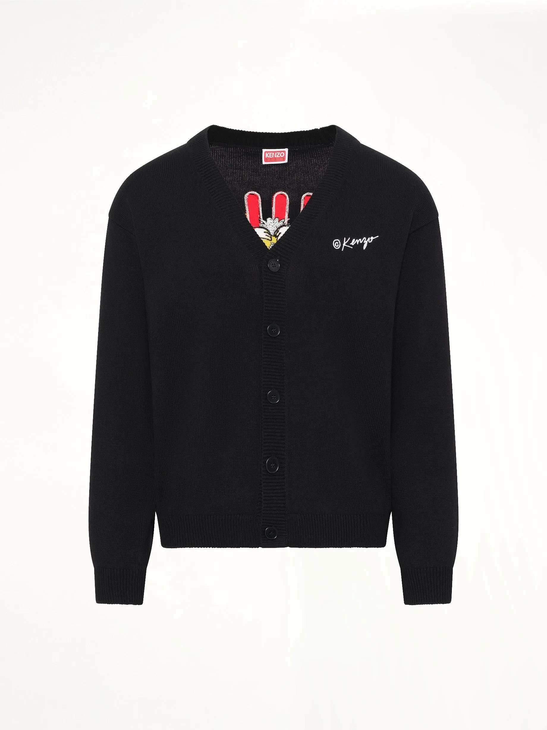 Kenzo Wild Tiger Cardigan in Black sold by MARAIS product image thumbnail 2