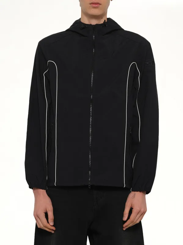 J-HIVES-WRD Jacket in Black sold by MARAIS