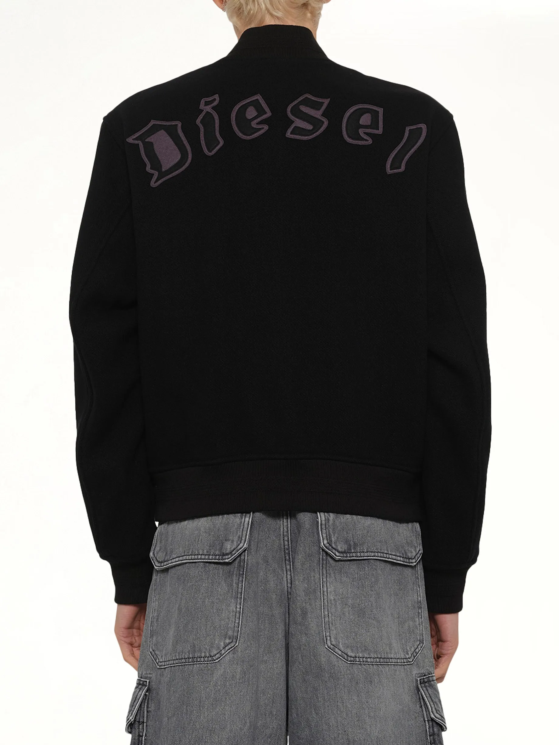 J-ARRY-WRD Bomber Jacket in Black sold by MARAIS product image thumbnail 5