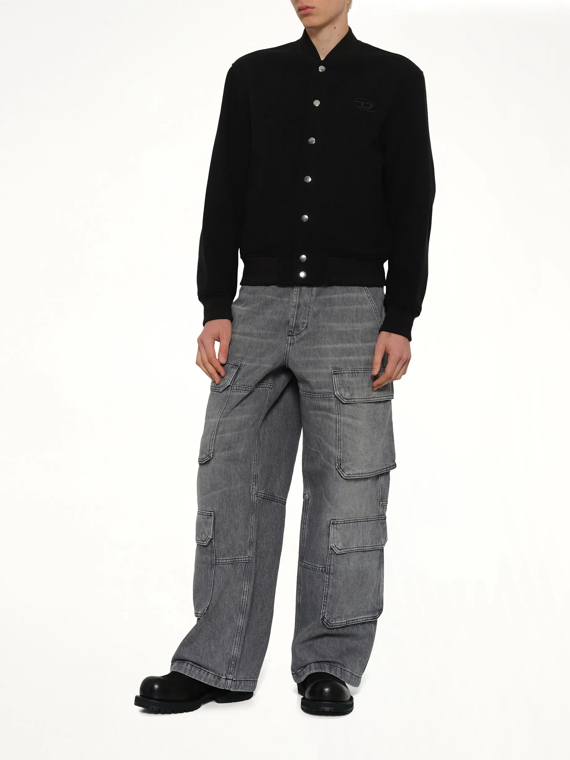 J-ARRY-WRD Bomber Jacket in Black sold by MARAIS product image thumbnail 4