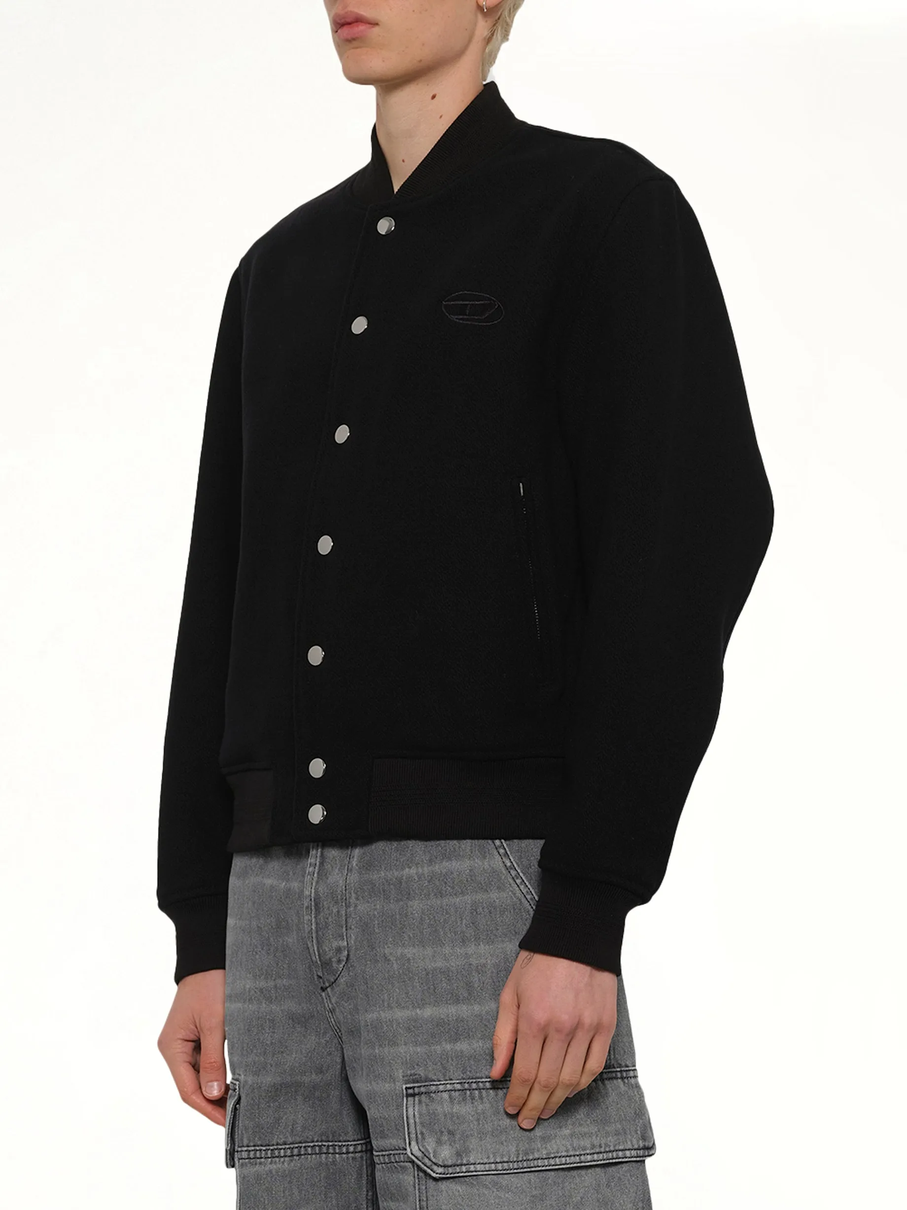 J-ARRY-WRD Bomber Jacket in Black sold by MARAIS product image thumbnail 3