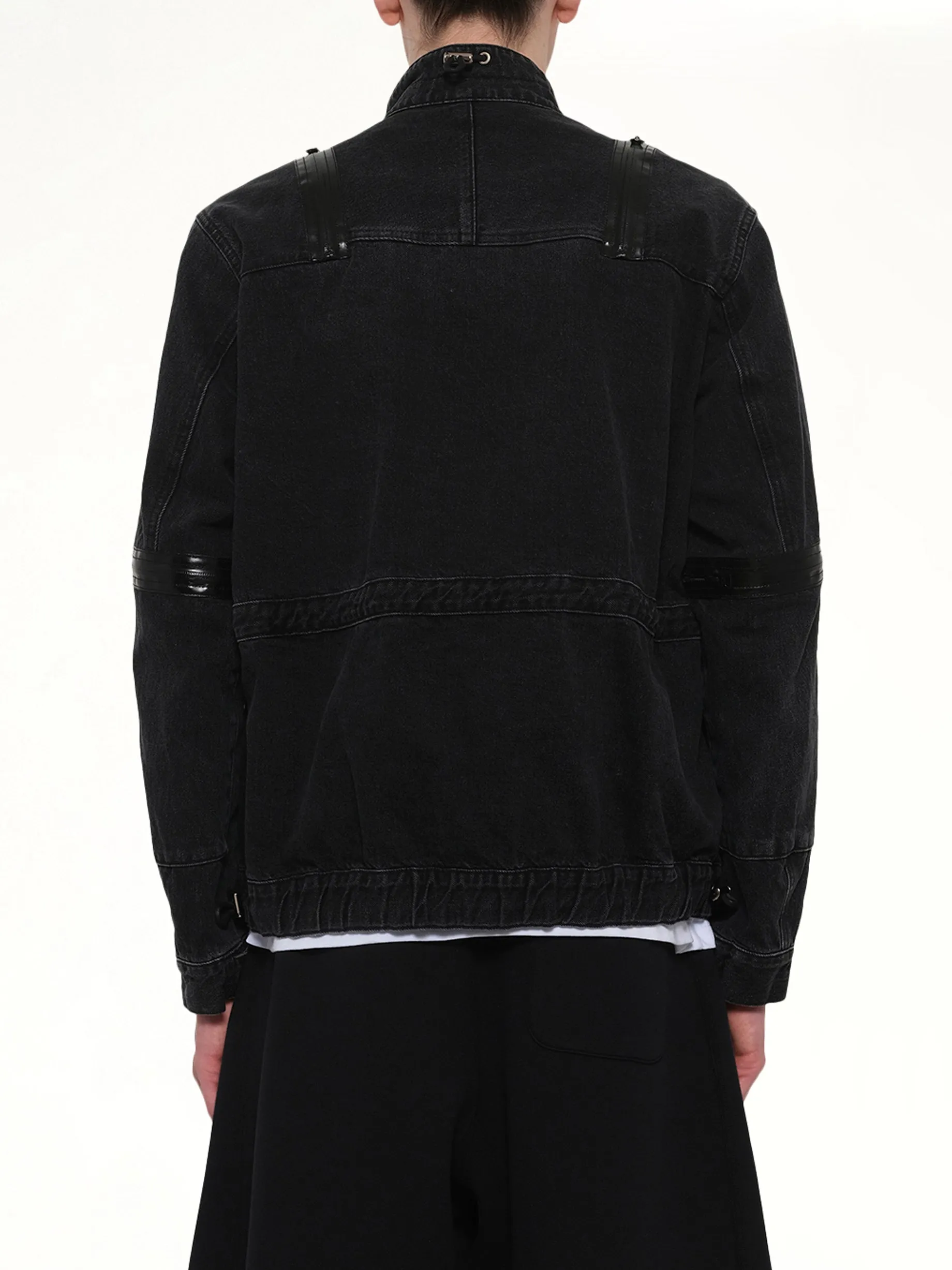 Denim Blouson in Black sold by MARAIS product image thumbnail 5