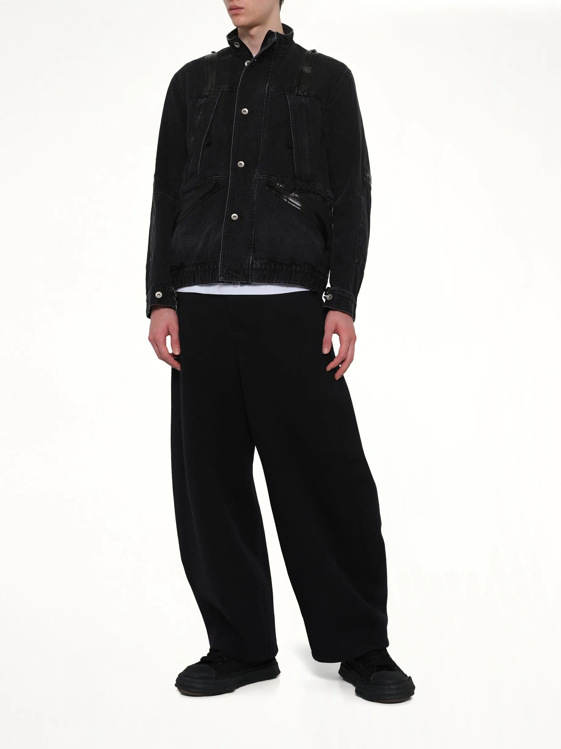 Denim Blouson in Black sold by MARAIS product image thumbnail 4