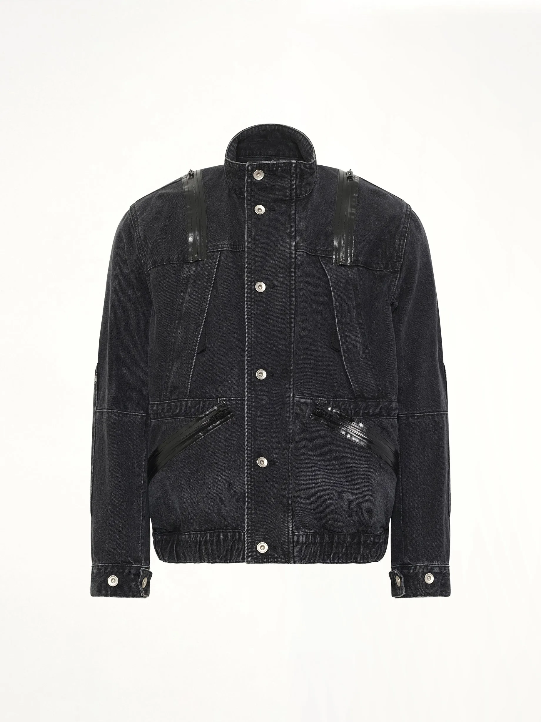 Denim Blouson in Black sold by MARAIS product image thumbnail 2