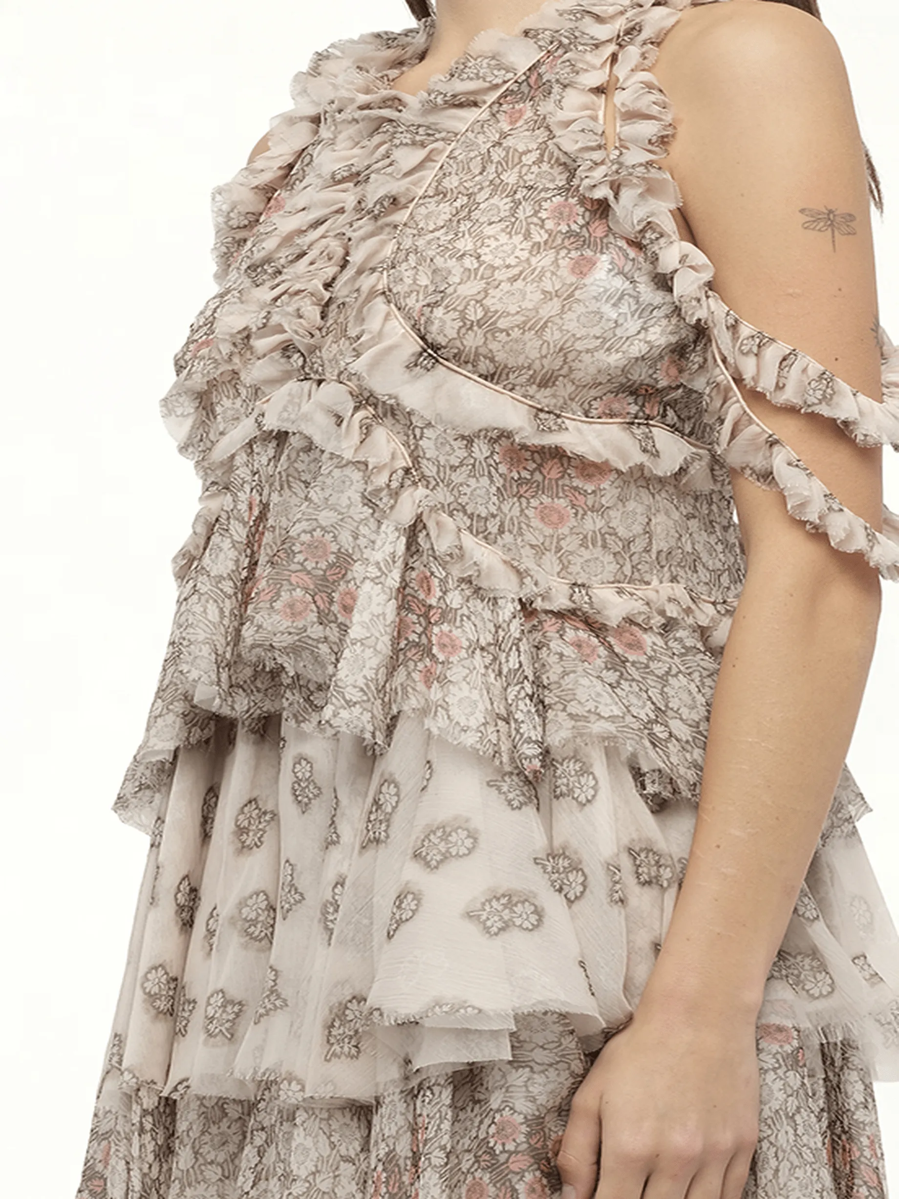 Floral Dress in Pink sold by MARAIS product image thumbnail 3