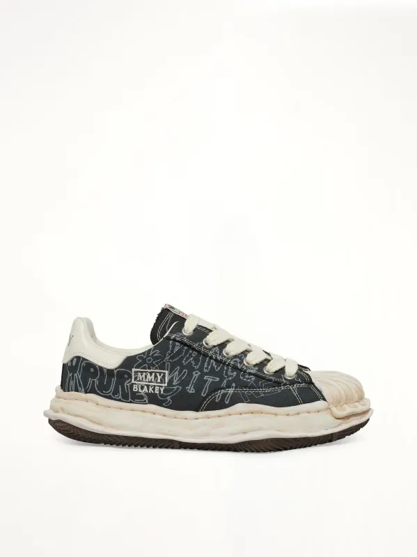Blakey OG Graffiti Printed Sneaker in Black made by MARAIS