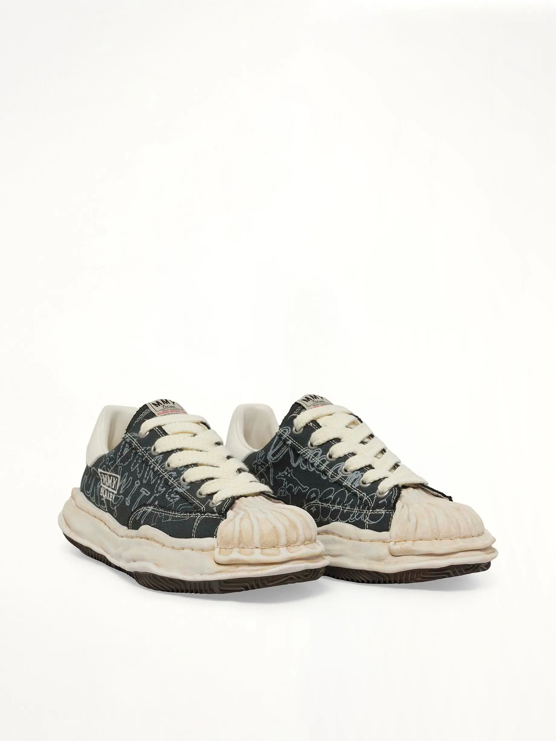 Blakey OG Graffiti Printed Sneaker in Black sold by MARAIS product image thumbnail 2