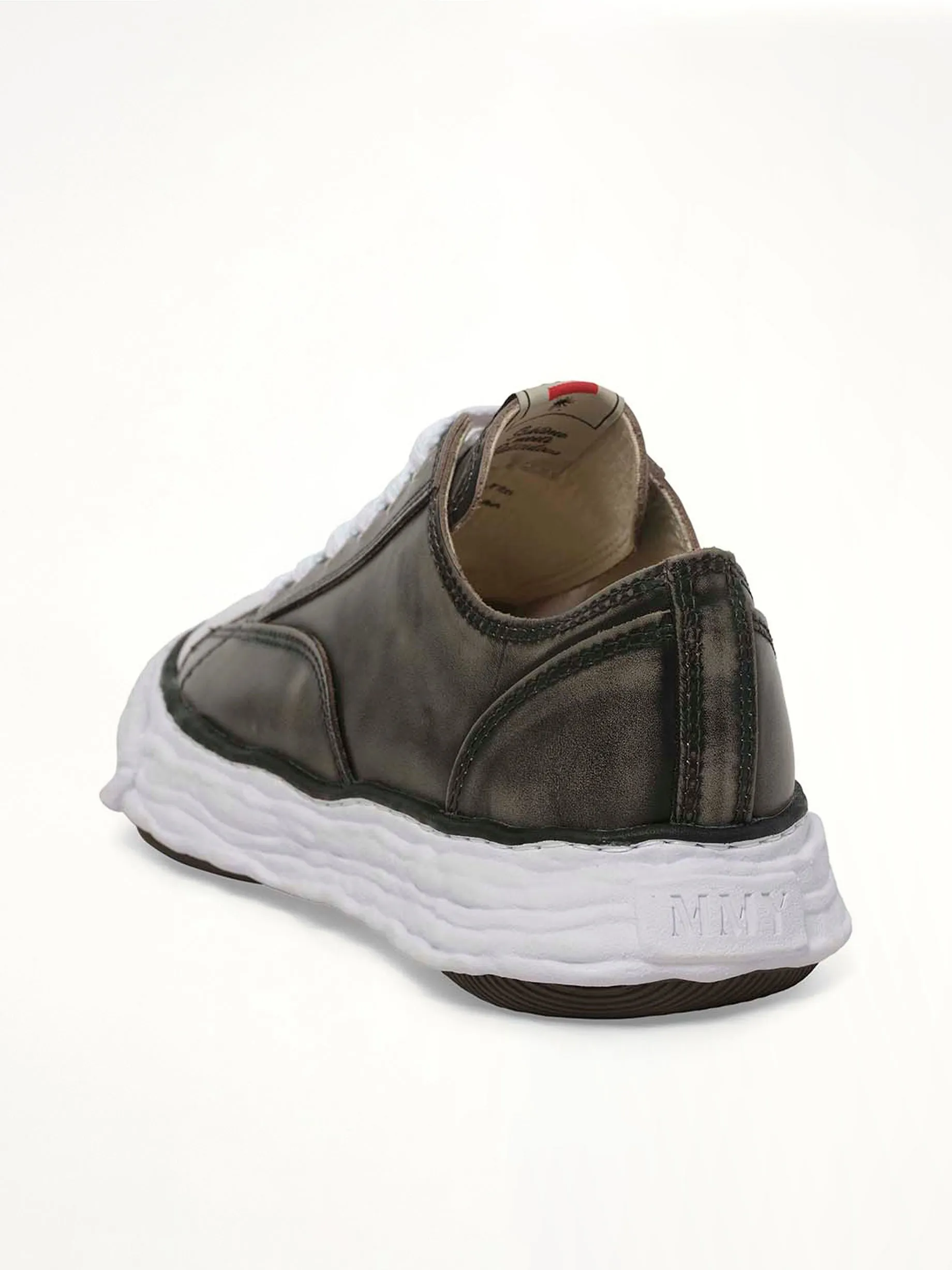 Peterson 23 OG Vintage Leather Sneaker in Black sold by MARAIS product image thumbnail 3