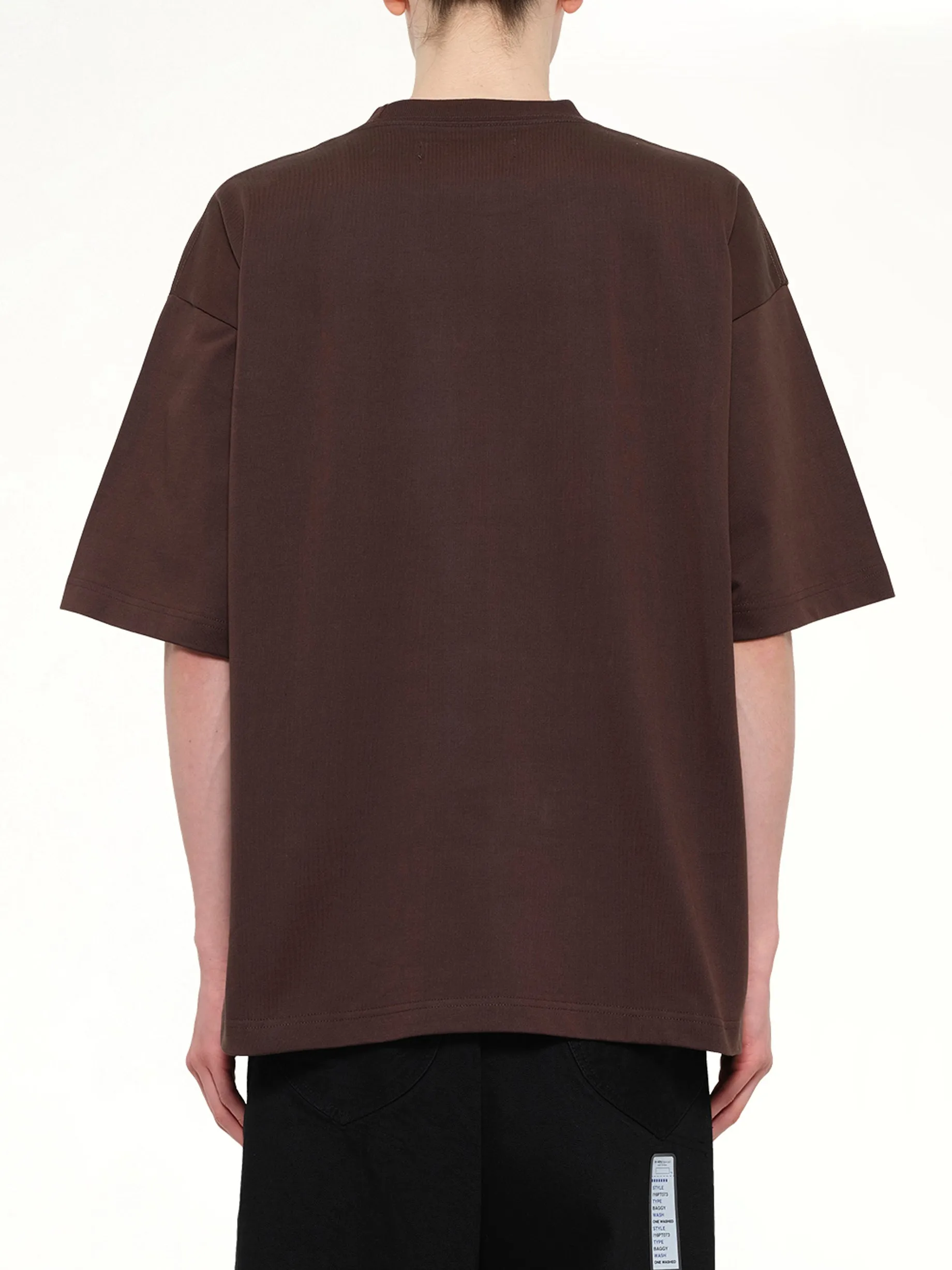 Instrumental Heavy Weight Pocket T-Shirt in Brown sold by MARAIS product image thumbnail 5