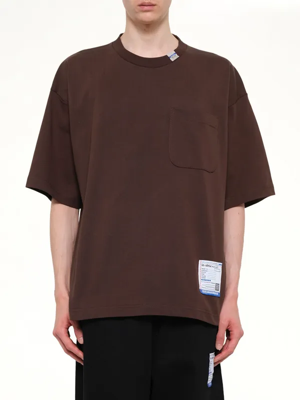Instrumental Heavy Weight Pocket T-Shirt in Brown sold by MARAIS