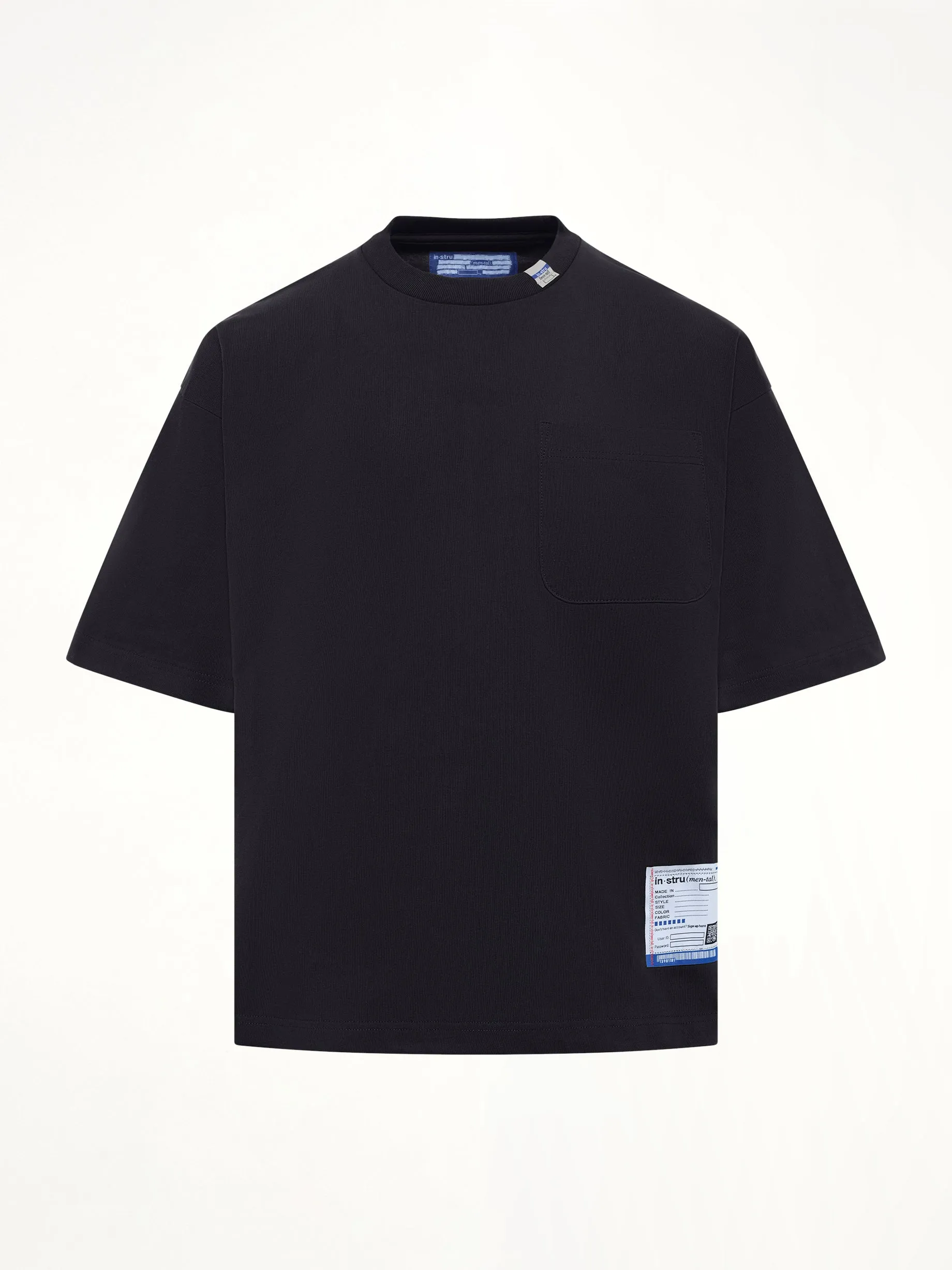 Instrumental Heavy Weight Pocket T-Shirt in Black sold by MARAIS product image thumbnail 2