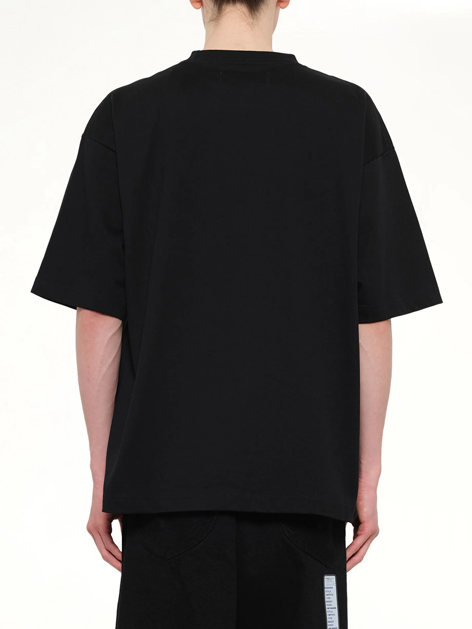 Instrumental Heavy Weight Pocket T-Shirt in Black sold by MARAIS product image thumbnail 5
