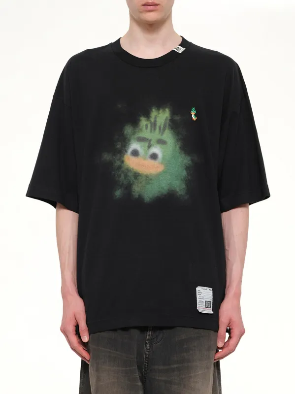 Leon Printed T-Shirt in Black sold by MARAIS