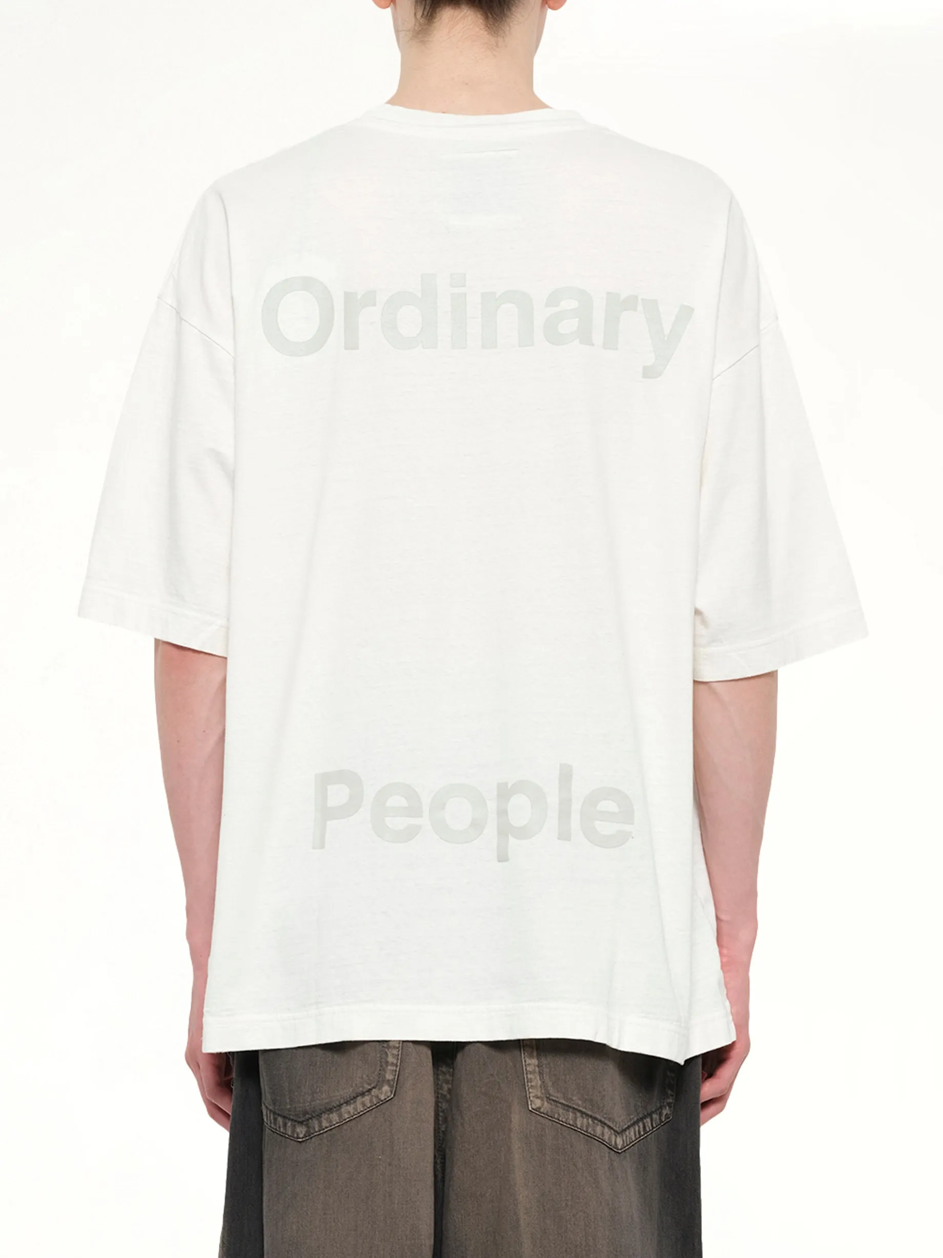 Leon Printed T-Shirt in White sold by MARAIS product image thumbnail 5