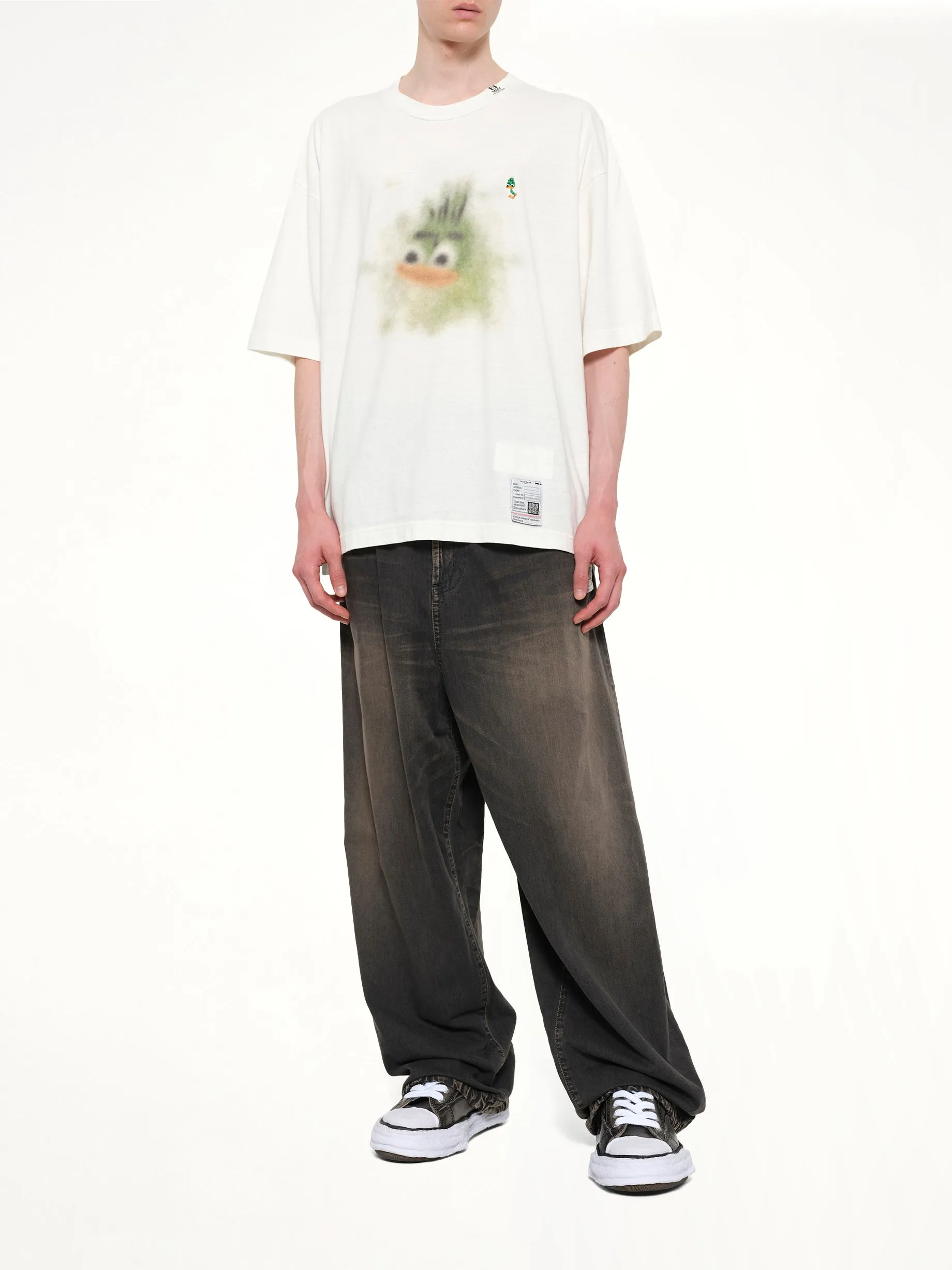 Leon Printed T-Shirt in White sold by MARAIS product image thumbnail 4