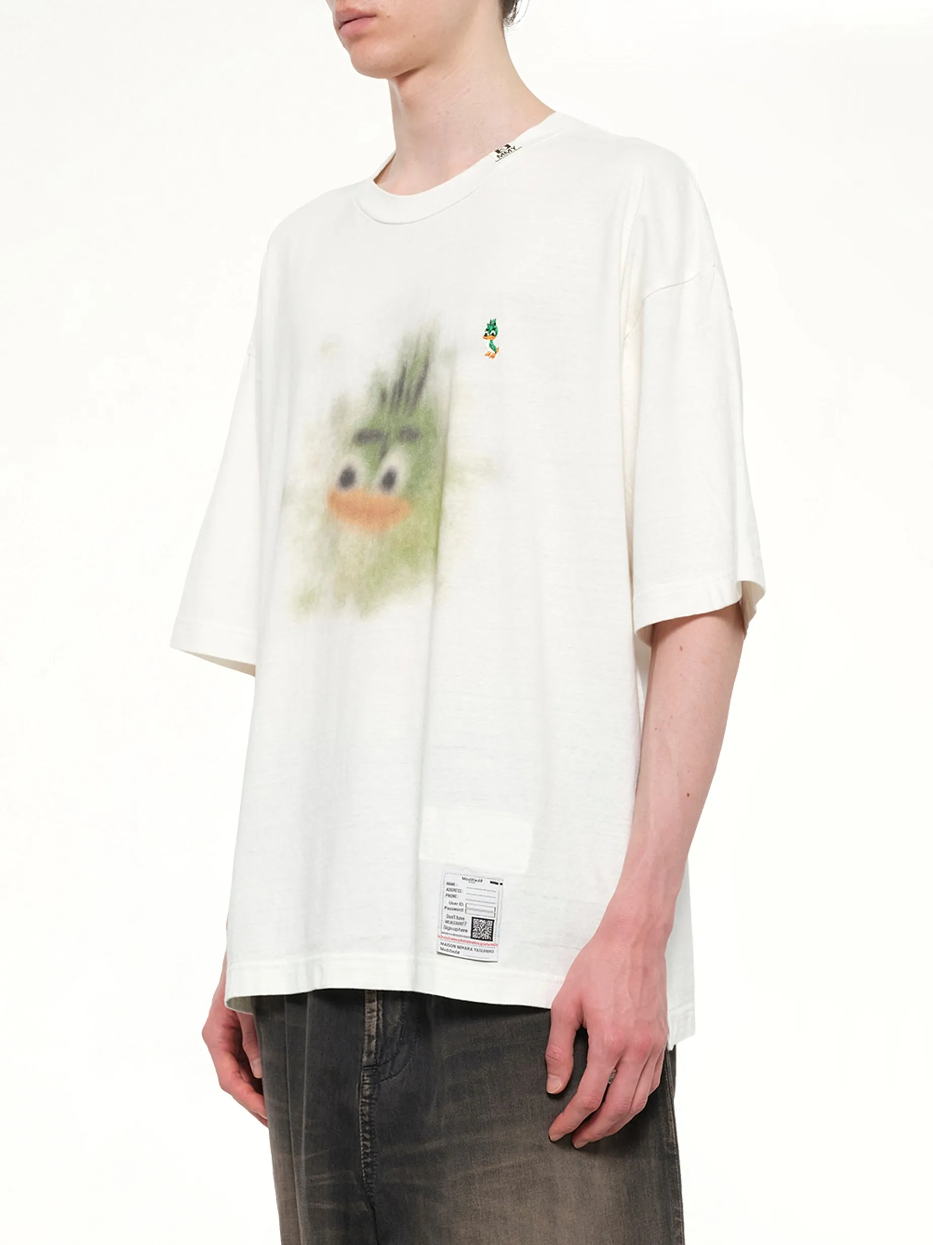 Leon Printed T-Shirt in White sold by MARAIS product image thumbnail 3