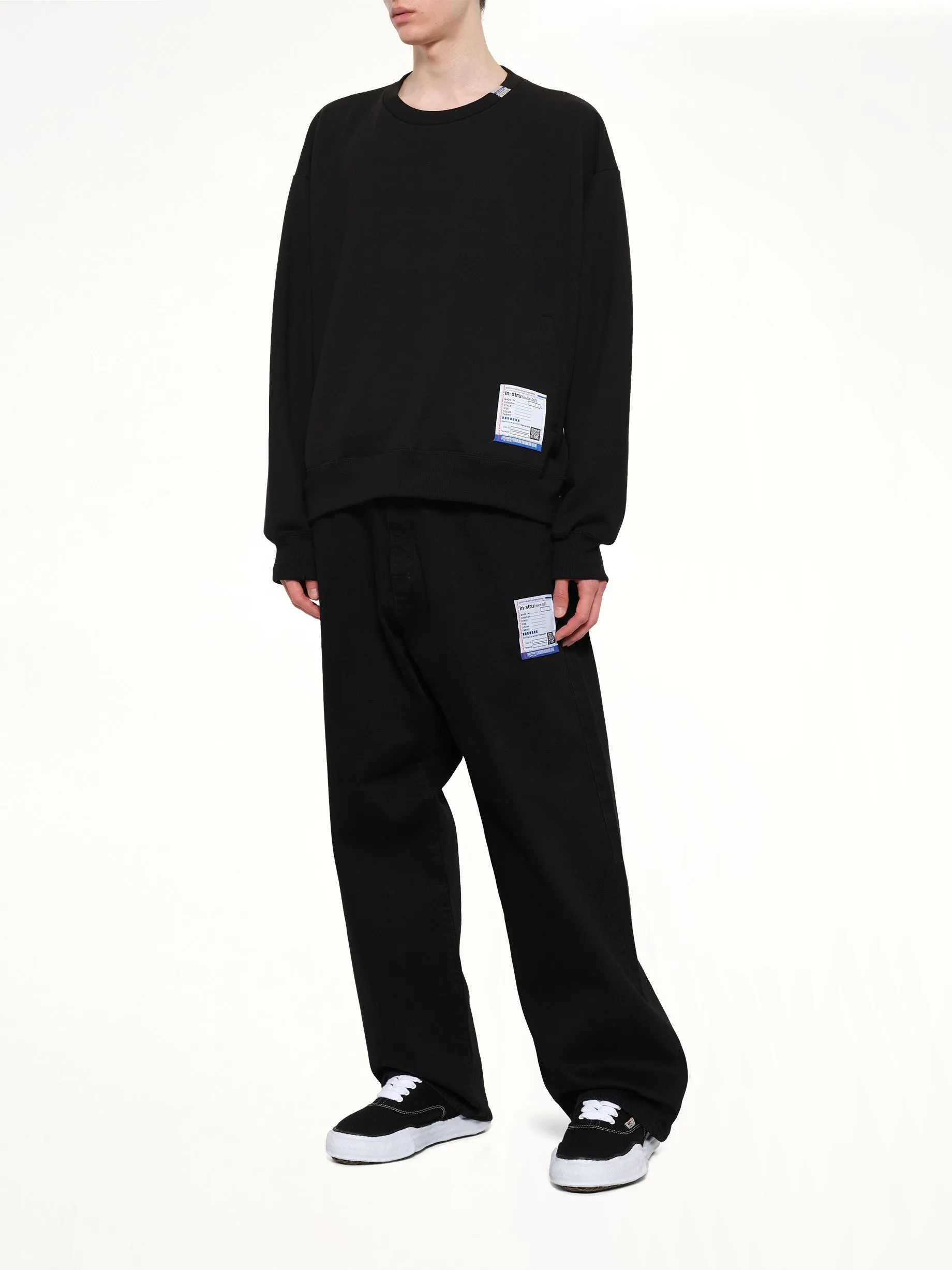 Instrumental Heavy Weight French Terry Sweatshirt in Black sold by MARAIS product image thumbnail 4