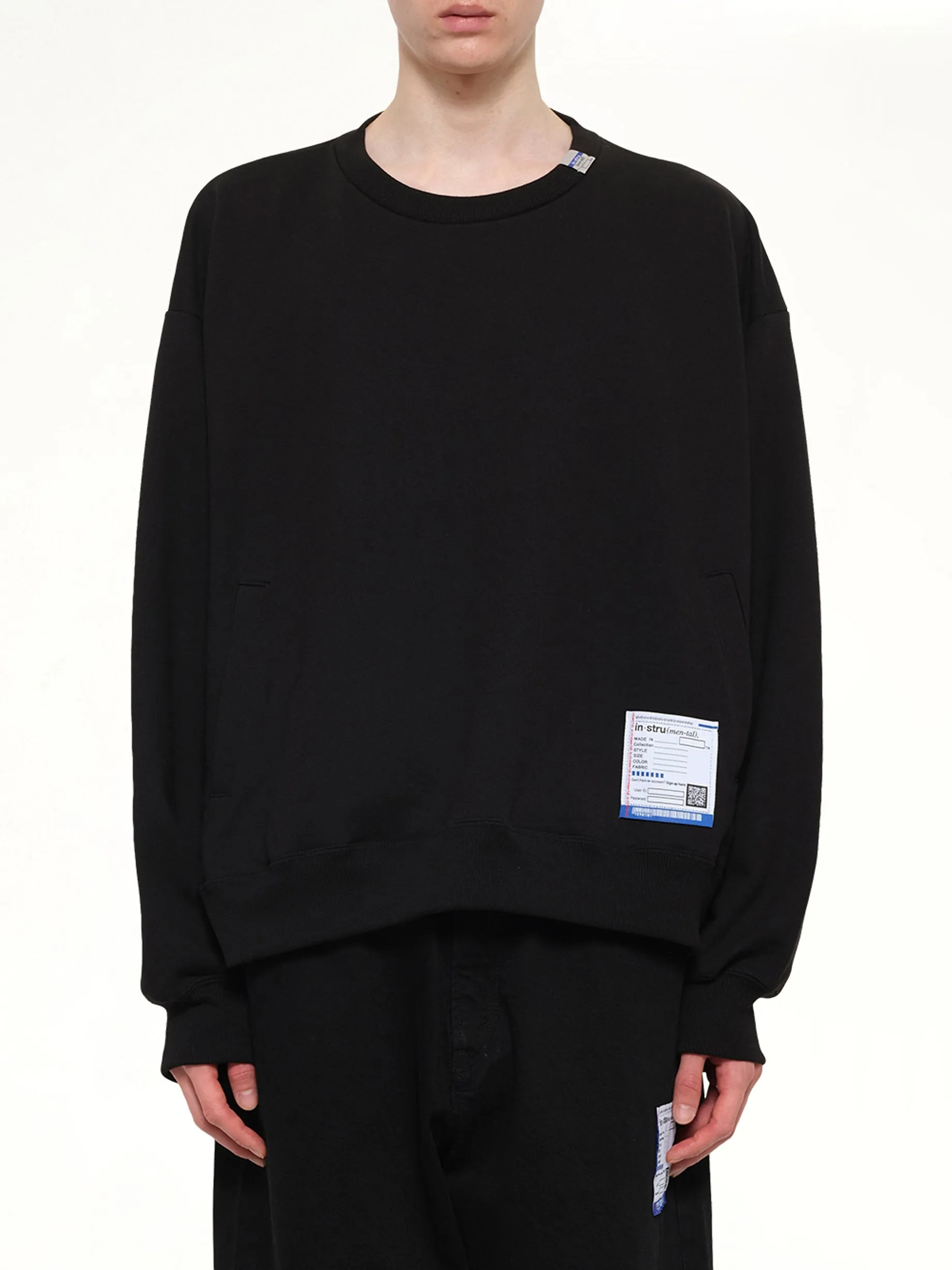 Instrumental Heavy Weight French Terry Sweatshirt in Black sold by MARAIS