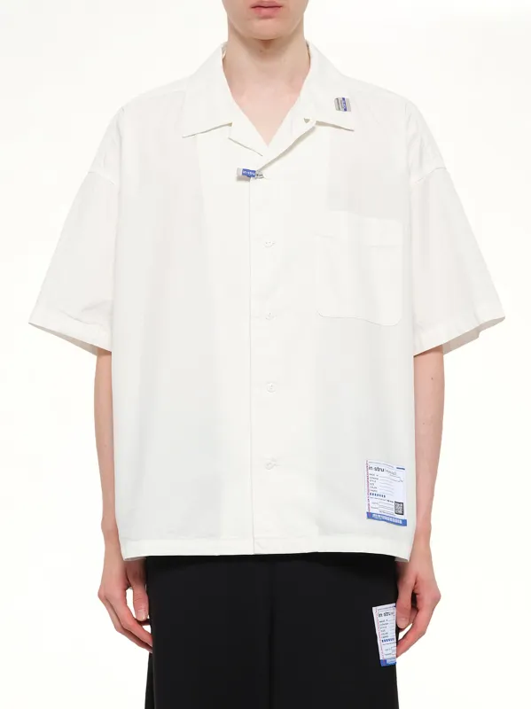 Instrumental High Density OX Shirts in White made by Maison MIHARA YASUHIRO