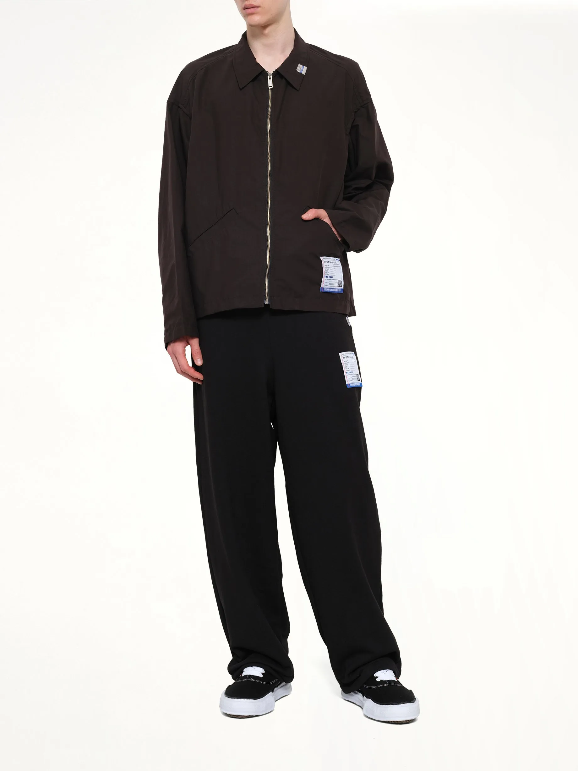 Instrumental Back Twill Zip Blouson in Black sold by MARAIS product image thumbnail 4