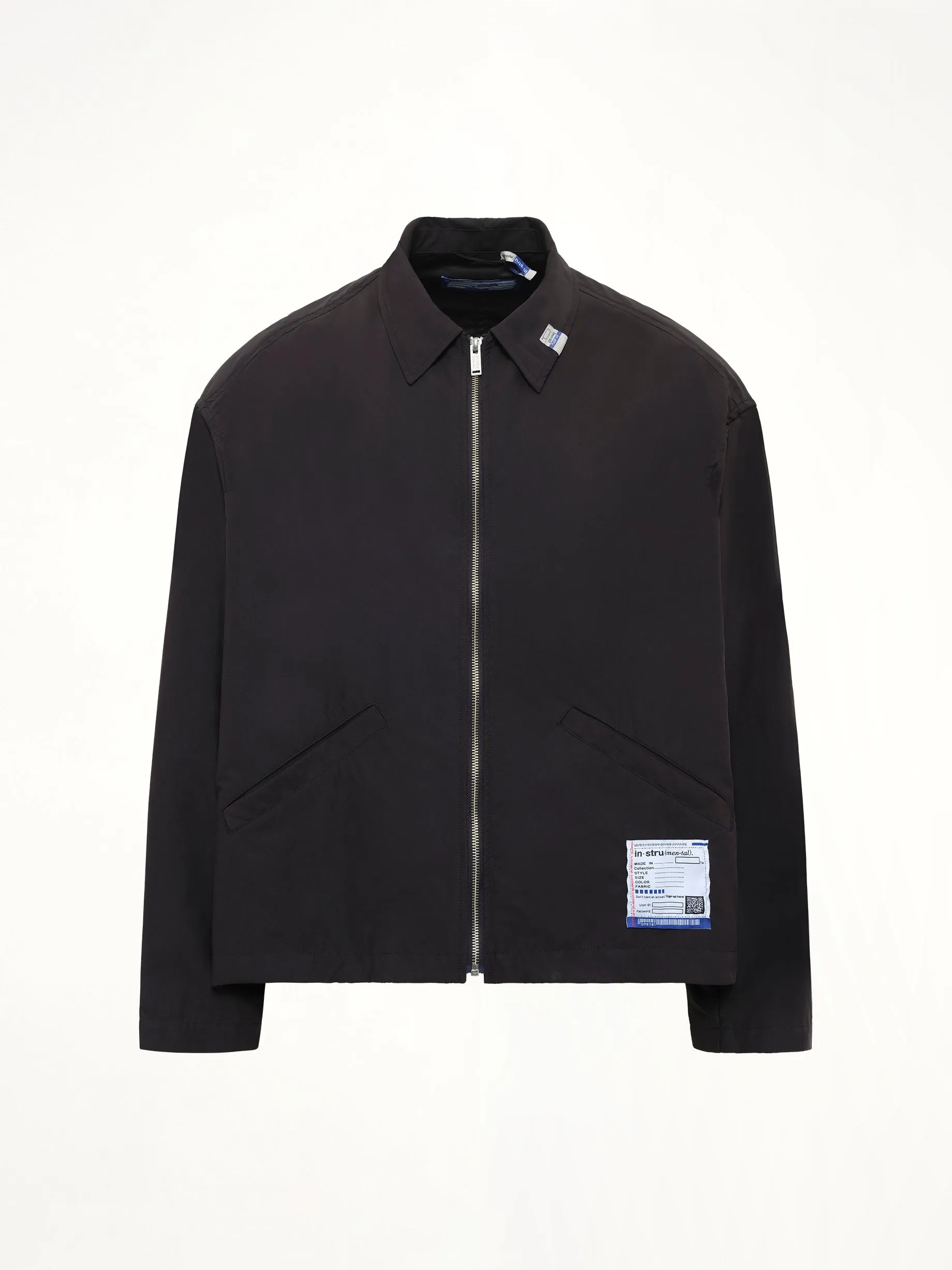 Instrumental Back Twill Zip Blouson in Black sold by MARAIS product image thumbnail 2