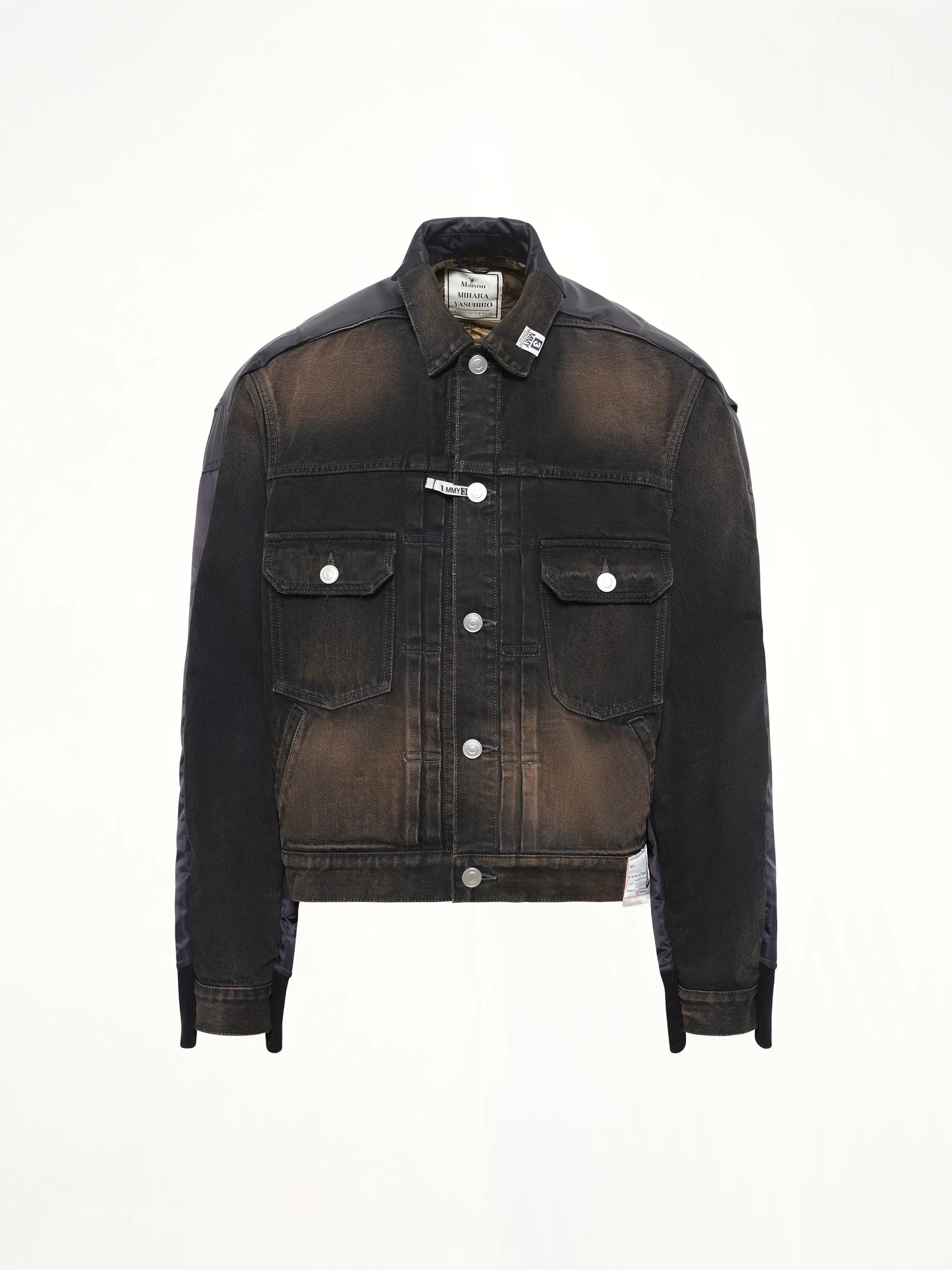 Combined Denim MA-1 Blouson in Black sold by MARAIS product image thumbnail 2