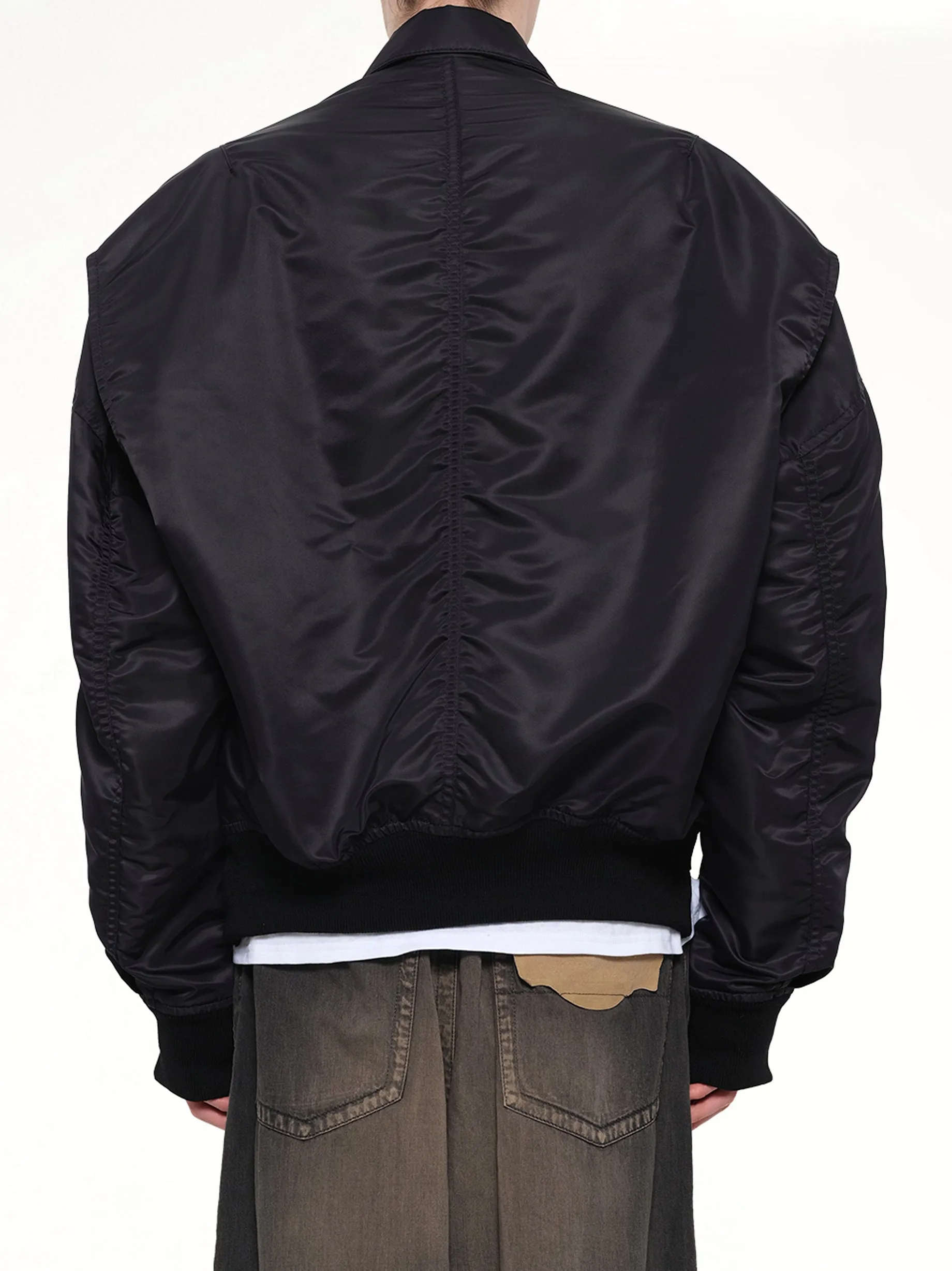 Combined Denim MA-1 Blouson in Black sold by MARAIS product image thumbnail 5