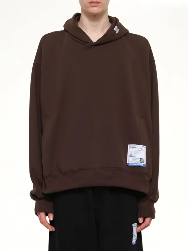 Instrumental Heavy Weight Hoodie in Brown made by Maison MIHARA YASUHIRO