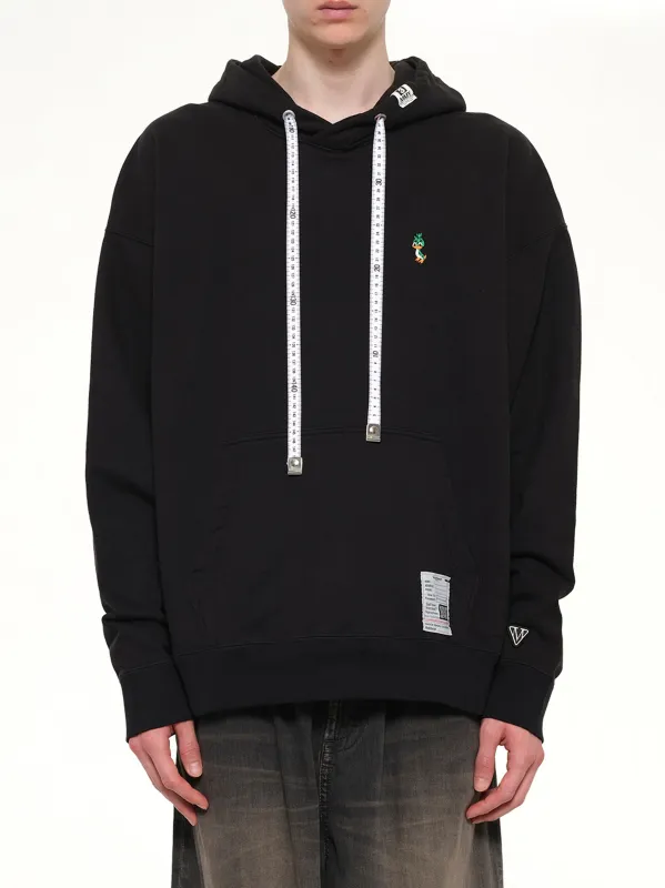 Leon Embroidery Hoodie in Black made by Maison MIHARA YASUHIRO