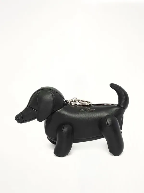 Mini Dachshund Bag in Black made by Maison MIHARA YASUHIRO