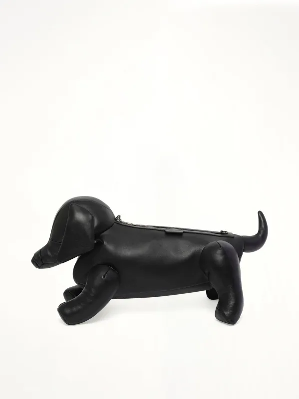 Medium Dachshund Bag in Black made by Maison MIHARA YASUHIRO