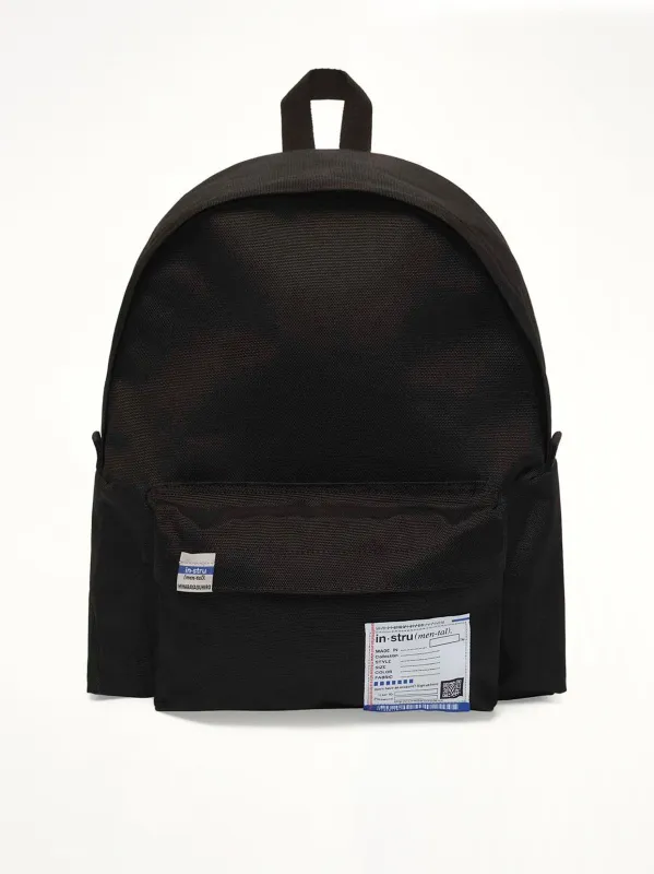 Instrumental Backpack Medium in Black made by Maison MIHARA YASUHIRO