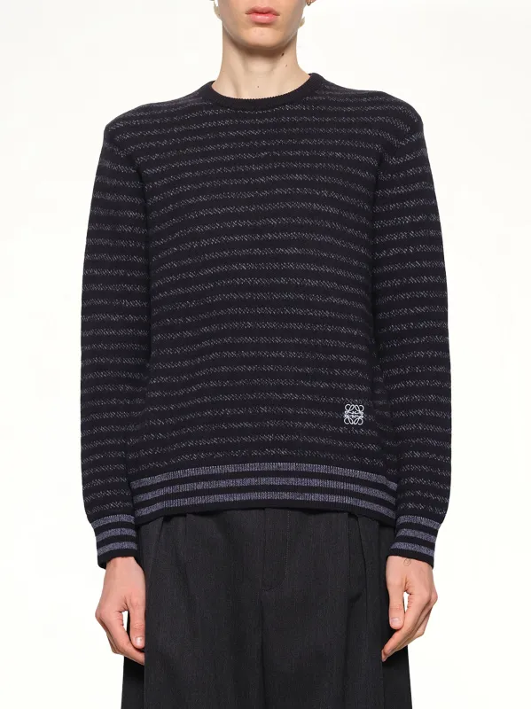 Sweater in Dark Navy made by Loewe