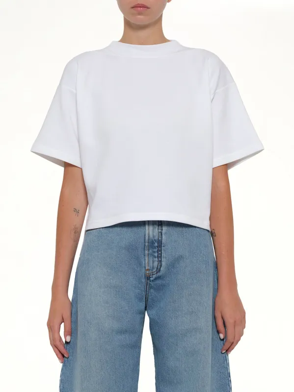 Boxy T-Shirt in White made by MARAIS