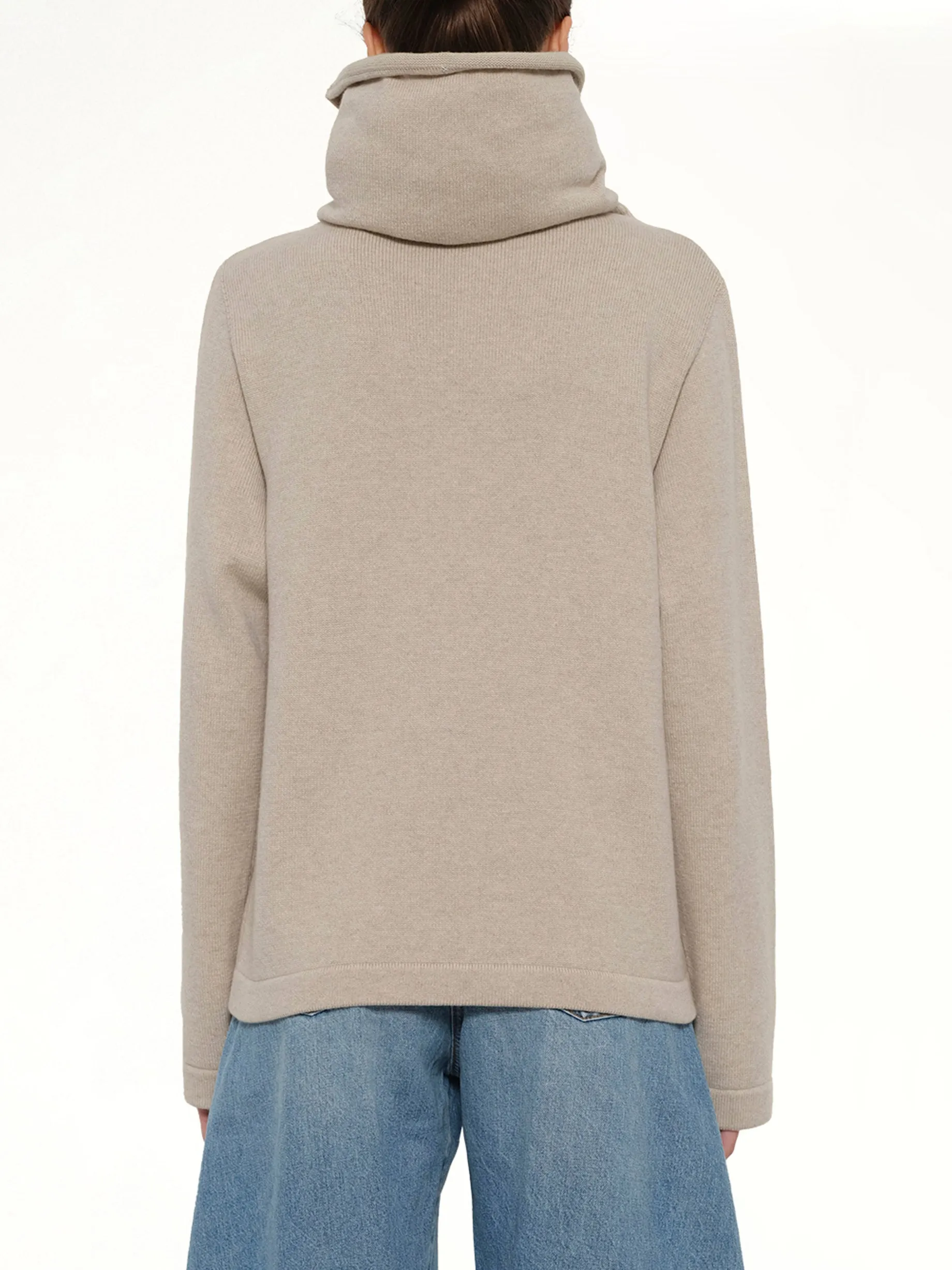 Hooded Jumper in Sable sold by MARAIS product image thumbnail 5