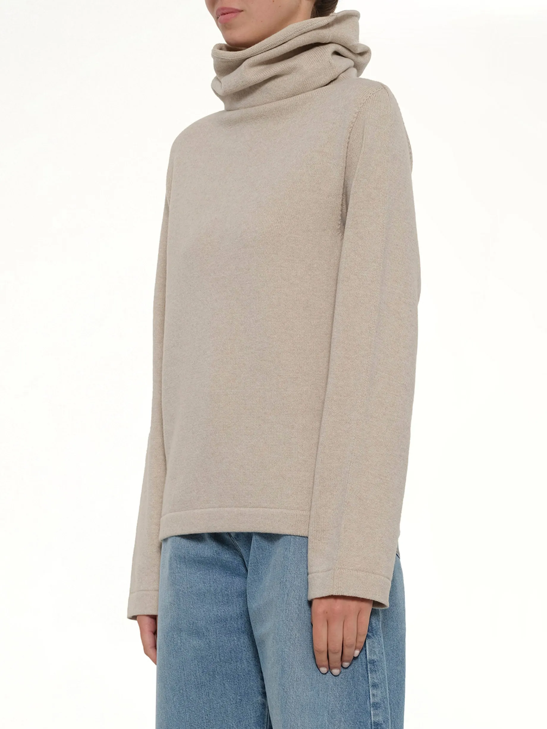 Hooded Jumper in Sable sold by MARAIS product image thumbnail 3