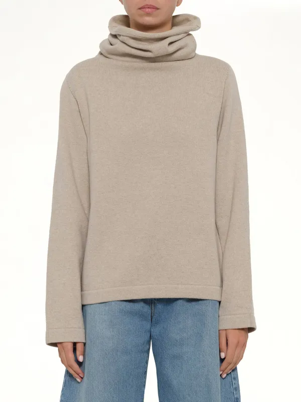 Hooded Jumper in Sable made by Alaia