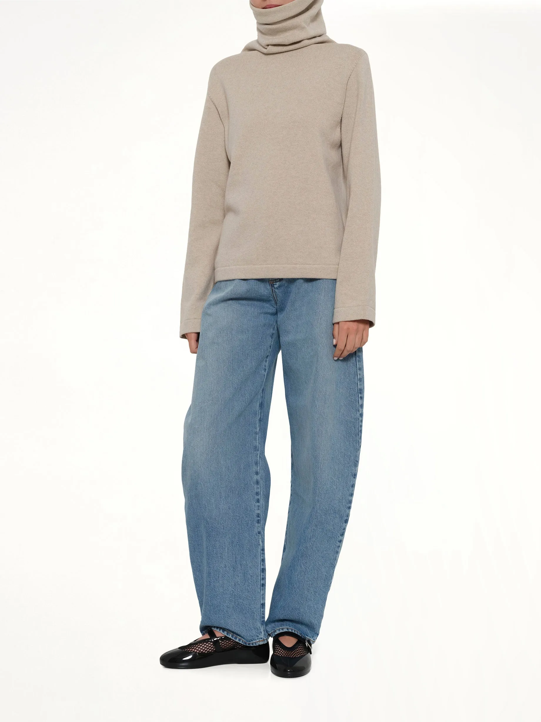 Hooded Jumper in Sable sold by MARAIS product image thumbnail 4